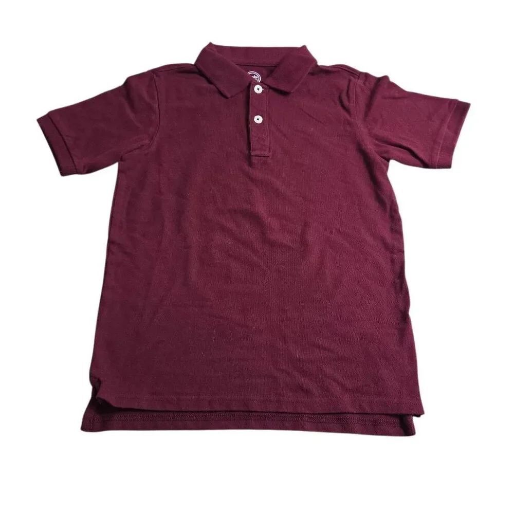 Wonder Nation maroon polo shirt M8